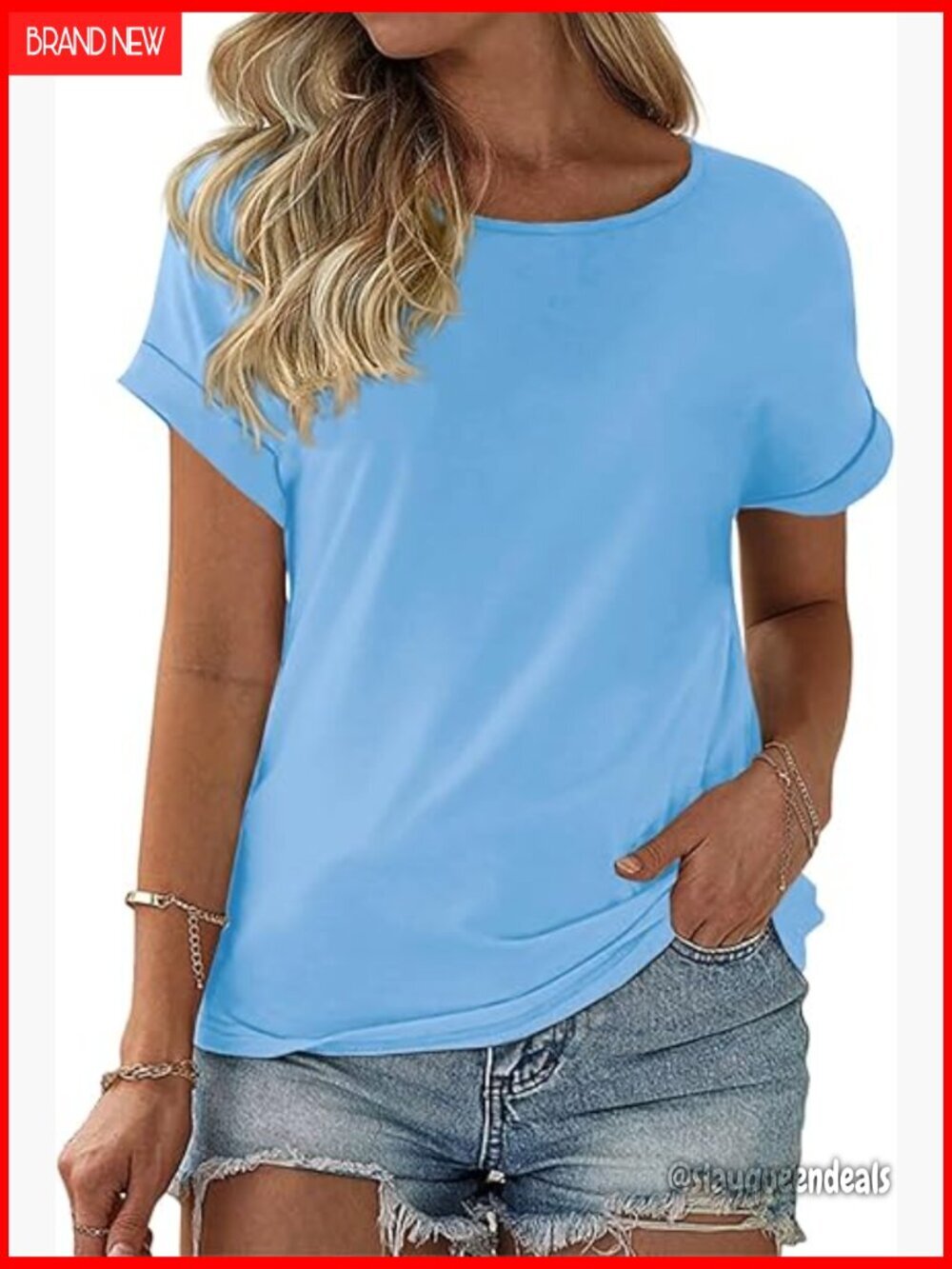 Short Sleeve Cotton T-Shirt Casual Summer Top Regular Fit